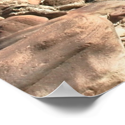 Print: Jungfrau River and Watchman Poster (Ecke)