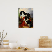 Print: King Charles Spaniels - Richard Ansdell Poster (Küche)