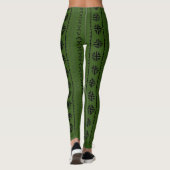 Print-Leggings für afrikanische Mud Cloud Leggings (Rückseite)
