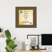 Print - Liebe und Lachen Poster (Heimbüro)