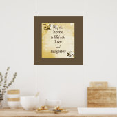 Print - Liebe und Lachen Poster (Küche)