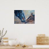 Print Mare and Foal Fine Art Poster (Küche)