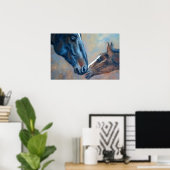 Print Mare and Foal Fine Art Poster (Heimbüro)