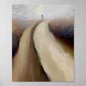 Print, Matthew 7:13 The Broad and the Narrow Road Poster (Vorne)