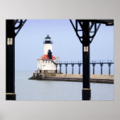 Print - Michigan City East Pierhead LIght Poster (Vorne)