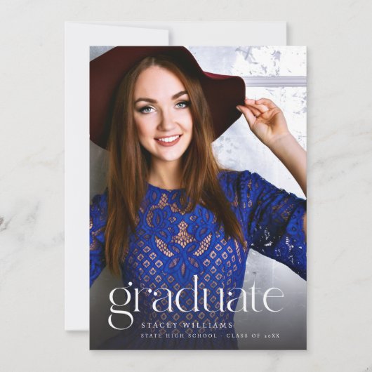 Print Mod Foto Abschluss Ankündigung VR (Vorderseite)