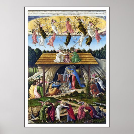 Print: Mystic Nativi von Sandro Botticelli Poster (Vorne)