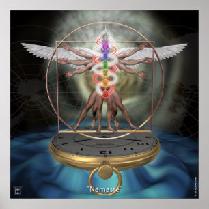 Print "Namaste" Poster