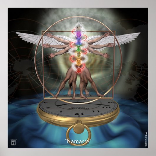 Print "Namaste" Poster (Vorne)