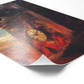 Print O Relógio e a Mortalha Fotodruck (Ecke)