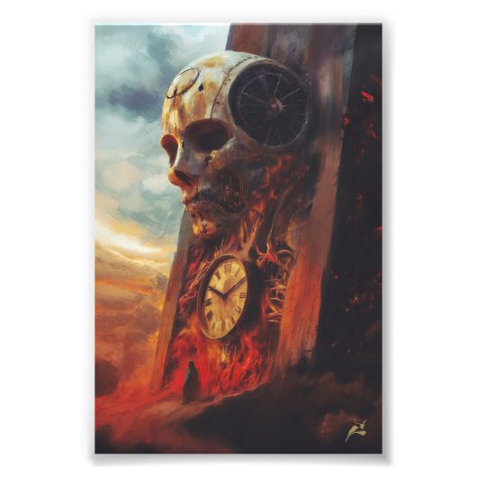 Print O Relógio e a Mortalha Fotodruck (Vorne)