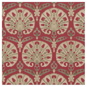 Print of Floral Fan Muster from Bursa, Türkei Stoff