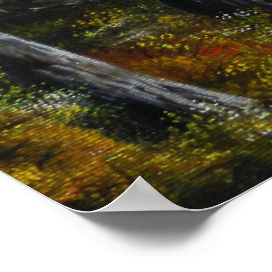 Print Old Dirt Road Poster (Ecke)