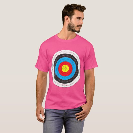 (Print On Back) Funny Archery Target Junter T-Shirt (Vorne ganz)