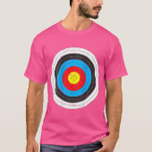 (Print On Back) Funny Archery Target Junter T-Shirt (Vorderseite)