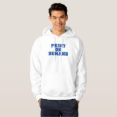 Print-on-Demand-Typografie Hoodie (Vorne ganz)