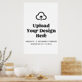 PRINT ORDER 24x36 Inch Tall Poster Event Sign (Küche)