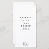 PRINT ORDER 4 x 8 inch Hochformat Dankeskarte