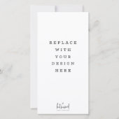 PRINT ORDER 4 x 8 inch Hochformat Dankeskarte