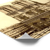 Print - Paris, Notre Dame Poster (Ecke)