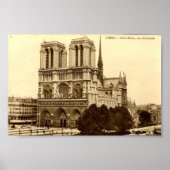 Print - Paris, Notre Dame Poster (Vorne)