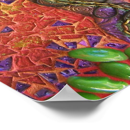 Print Poster of The We See Tree von Susan Crocenzi (Ecke)