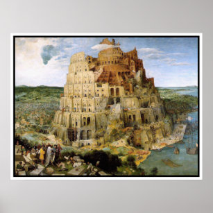 Print/Poster: Tower of Babel - Peter Bruegel Poster