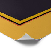 Print Retro Vintage Image Travel Indien Poster (Ecke)