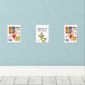 Print Set Aiming Stars Crayons Train Flugzeug (Holzboden)