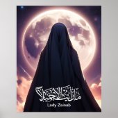 Print Simulation Lady zainab Poster (Vorne)