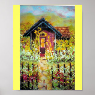 Print ...Sonnenblumenhain Poster