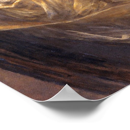 Print: "The All Pervading" von George Watts Poster (Ecke)