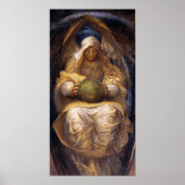 Print: "The All Pervading" von George Watts Poster (Vorne)