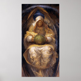 Print: "The All Pervading" von George Watts Poster