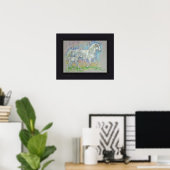 Print - Unicorn & Baby Poster (Heimbüro)