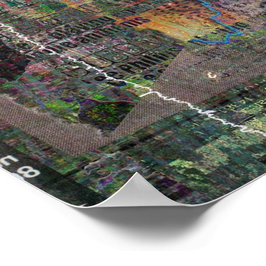 Print "Urban Myth" Poster (Ecke)