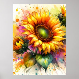 Print, Value Poster Paper - Gelbe Sonnenblume