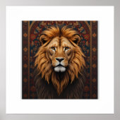 Print, Value Poster Paper (Matte) Lion Image (Vorne)
