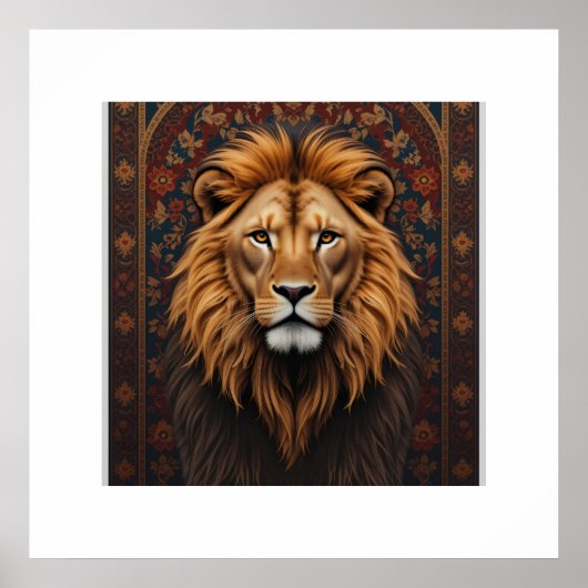 Print, Value Poster Paper (Matte) Lion Image (Vorne)