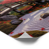 Print, Value Tranquil Zen GardPoster Papier (Matte Poster (Ecke)
