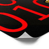 Print "Word" - von Kev Moore Poster (Ecke)