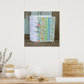 Printable Adoble Foto von Scrapbook Country Poster (Küche)
