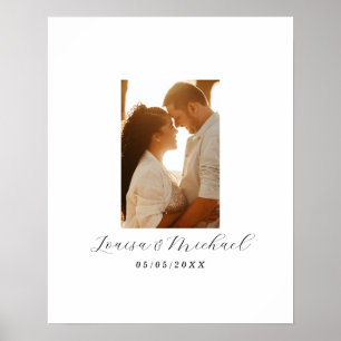 Printable Alternative Foto Wedding Guest Book Poster