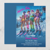 Printable Après Ski Bachelorette Vorlage (Vorne/Hinten)