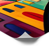 [Printable Art] Metropolitan Meow, Matisse Style Poster (Ecke)