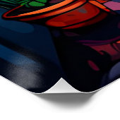 [Printable Art] Sunset in a City, Matisse Style Poster (Ecke)