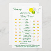 Printable Baby Shower Game Baby Tracks Karten (Vorne/Hinten)