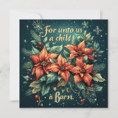 Printable Bible Verse Weihnachtskalender Kinderkri Einladung (Rückseite)