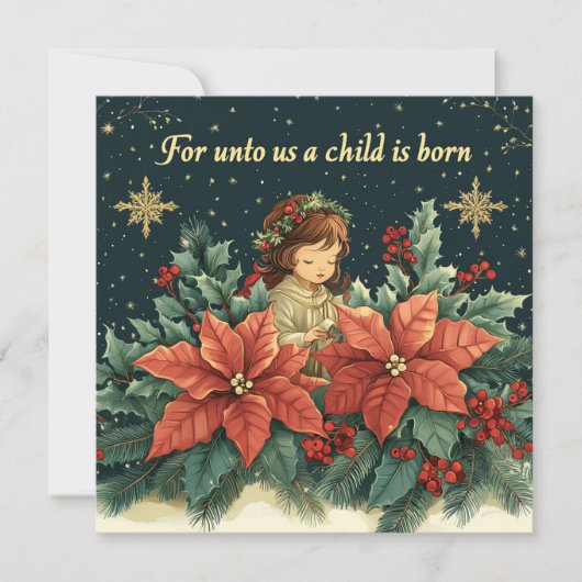 Printable Bible Verse Weihnachtskalender Kinderkri Einladung (Vorderseite)