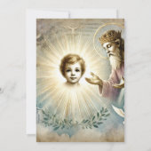 Printable biblische Prophezeiung Jesu Scrapbooks Einladung (Rückseite)